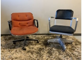 Working From Home? MCM, Rolling, Thick Cushion Desk Chairs