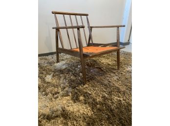 Mid Century Modern Spindle Back Lounge Chair