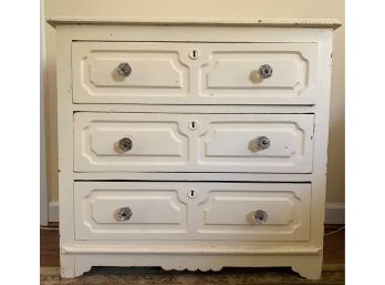 Vintage Shabby-Chic Chest Of Drawers