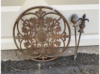 Vintage Metal Garden Decor