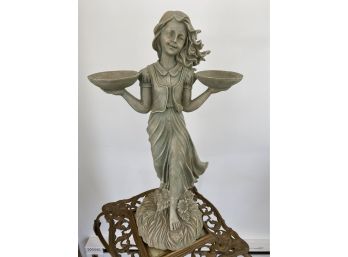 Petite Female-Form Resin Garden Statuary