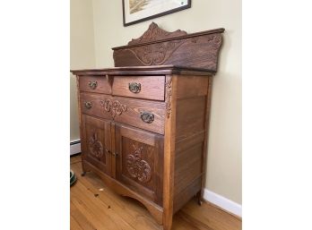 Gorgeous Antique Oak Sideboard