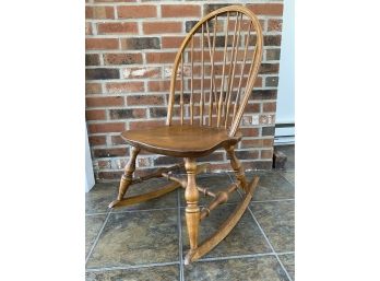 Antique Nichols & Stone Child's Windsor Rocker