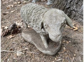 Charming Little Lamb Garden Statuary