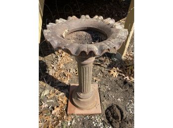 Vintage Cast Iron Garden Planter -- Fabulous!