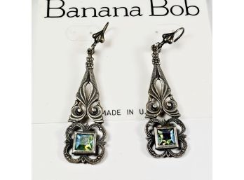 New Banana Bob Ornate Hanging  Earrings (made In USA)