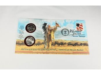 Westward Journey  American Buffalo First Day Cover  2005