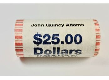 $25 Dollar Roll Of Uncirculated Presidential $1 Coins (25) John Quincy Adams