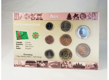 Coins Of Asia, Turkmenistan Coin Set