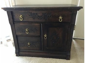 Vintage Wooden Dresser