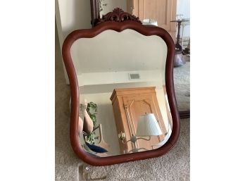 Antique Wooden Framed Mirror