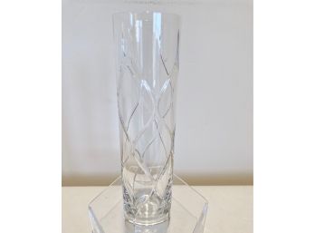 Baccarat Crystal Bud Vase .