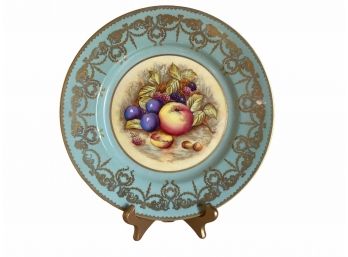 Vintage Aynsley Porcelain Fruit Plate