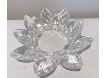 Swarovski Lotus Flower Crystal  Pendant Wine Coaster