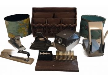 MCM Vintage Desk Accessories  - Staplers,  Electric Pencil Sharpener And More