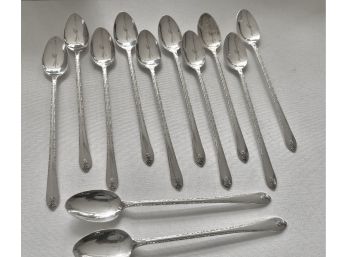 Twelve Vintage Ice Tea Spoons