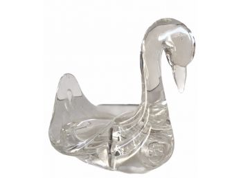 MCM Lucite Swan Soap Dish