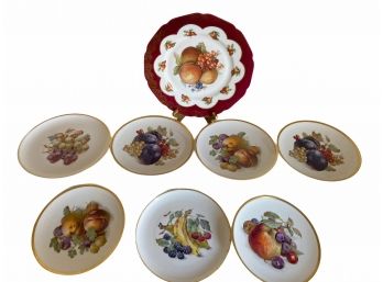 Vintage Bavarian Fruit Plates