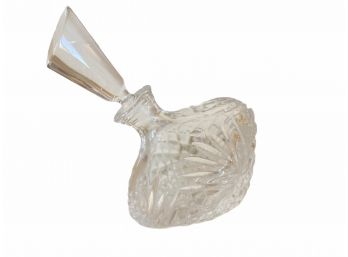 Cut Crystal Slanted Perfume Bottle