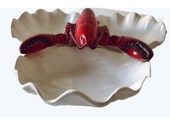 MCM Ceramic Lobster Serving Tray