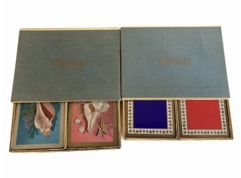 Four Decks Vintage Tiffany & Co Playing Cards