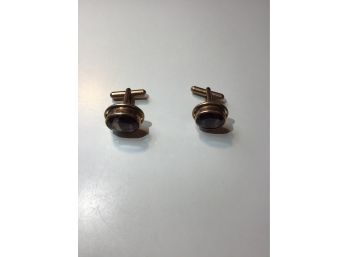 14K Gold Vintage Cuff Links