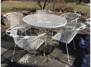 Metal Pataio Table And Chairs