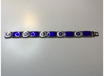 Norway Sterling Dark Blue Bracelet