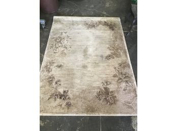 Nadeen Taupe Floral Carpet