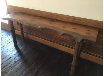 Log Sofa Table