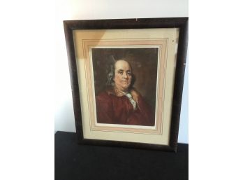 Early Benjamin Franklin Print T. Hamilton Crawford