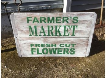 Large Farmers Market Sign