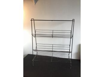 Mid Century Metal Book Shelf