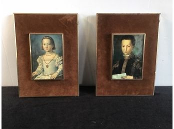 Bronzino Portraits Of A Boy And Girl