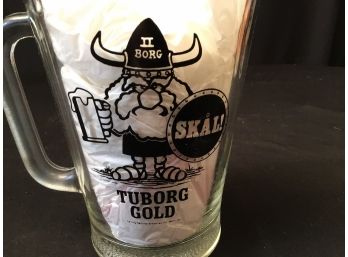 Tuborg Gold Oversized Beer Mug Carling Breweries Viking Skal