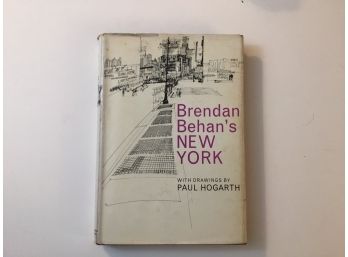 Brendan Behans New York 1st Printing Hogarth Illustrations