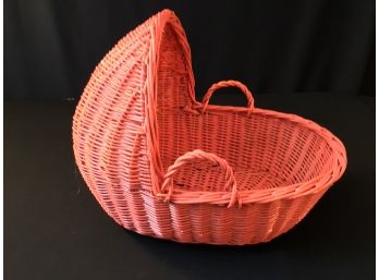 Wicker Doll Bed