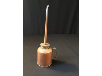 Copper Finish Oil Can