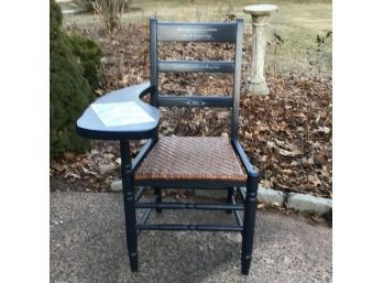 One Of A Kind  Garden Themed Upstyled Antique Writing Desk Chair