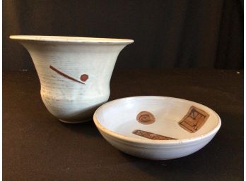 Contemporary Ceramics Lot Signed