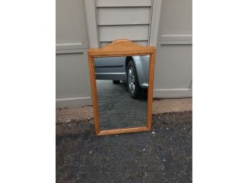 Maple Mirror With Arched Top