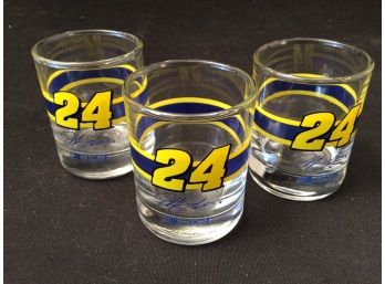 Set Of 3 Jeff Gordon Shot Glasses