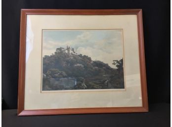 Matted Framed Old Masters Print Castle Bentheim