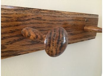 Oak Coat Rack