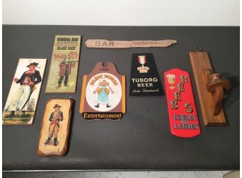 Vintage Wall Hangings, Great For Bar Or Man Cave