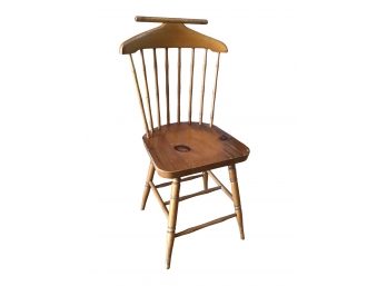 Antique Pine Valet Chair