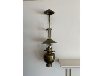 Wall Mounted Brass Oil Lamp 25'