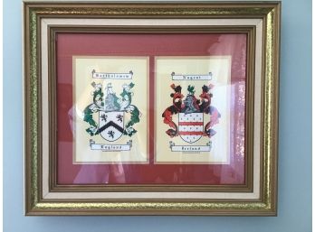 Framed Family Crest