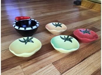 Dipping Bowls Set, Southwestern Theme