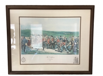 St. Andrews Golfers, Lithograph, By Sidney Lucas